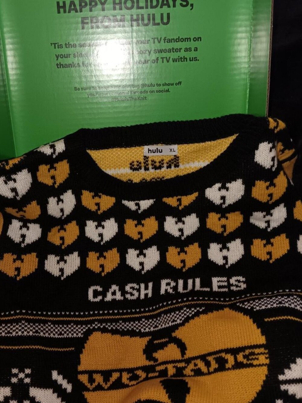 Hulu x Wu-Tang Clan Limited Edition Christmas sweater